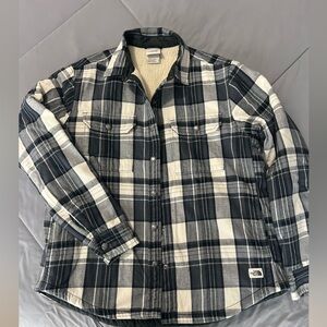 Women’s North Face fleece lined flannel
